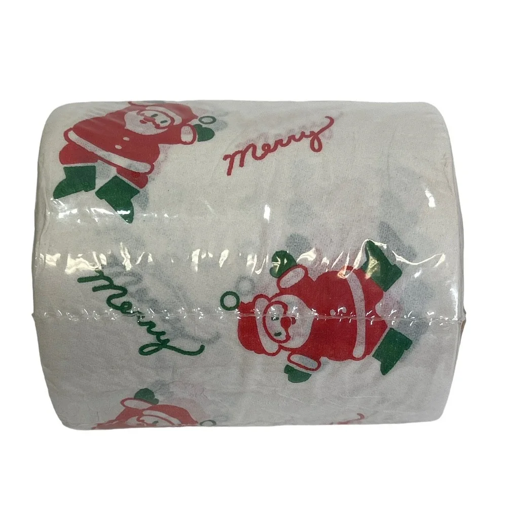Christmas Toilet Paper Roll Tissue Santa Claus Holiday Bath Merry Xmas 2-ply USA